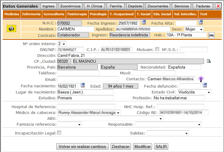 Ficha Residente